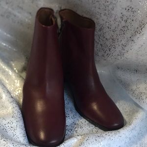 Patricia Nash Marcella heeled boot Merlot 7 1/2